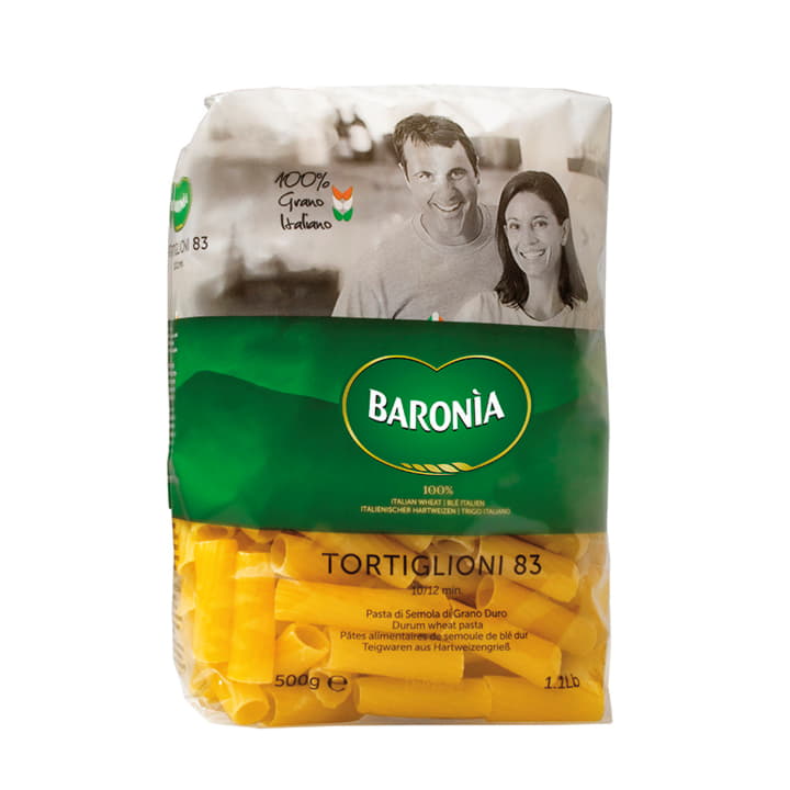 Макароны Тортильони Baronia Tortiglioni 500 г Santreyd 11850 - Вид №1