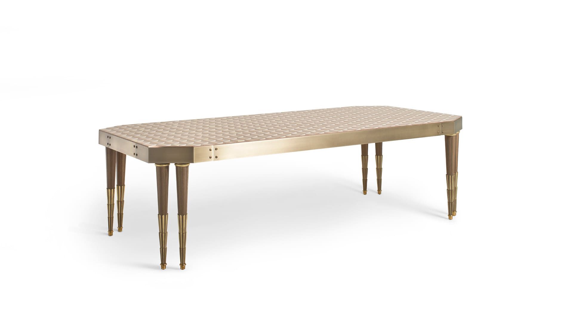 Прямоугольный стол с геометрической инкрустацией ANGELO CAPPELLINI New Classic Interiors ARCH-00055537