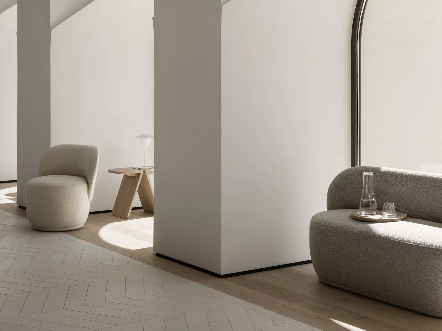 2-местный тканевый диван blomus Kuon ARCH-00032804 - Вид №9