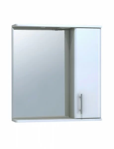 Зеркало Vito правое, со спотом)650⨉160⨉700 мм белый