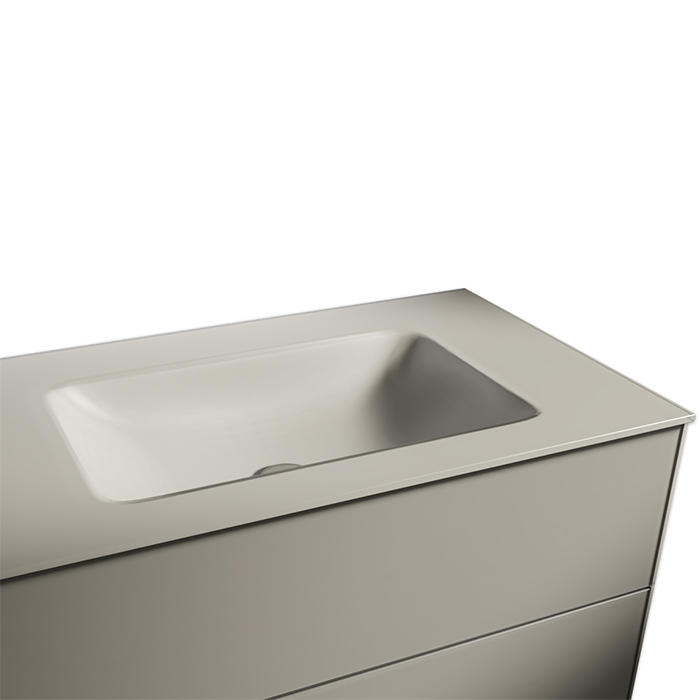 ED-ST26 Edone Встраиваемый умывальник Boreale ВСТРОЕННЫЙ БАК Интегрированная верхняя часть ванны Boreale из сверхпрозрачного стекла 