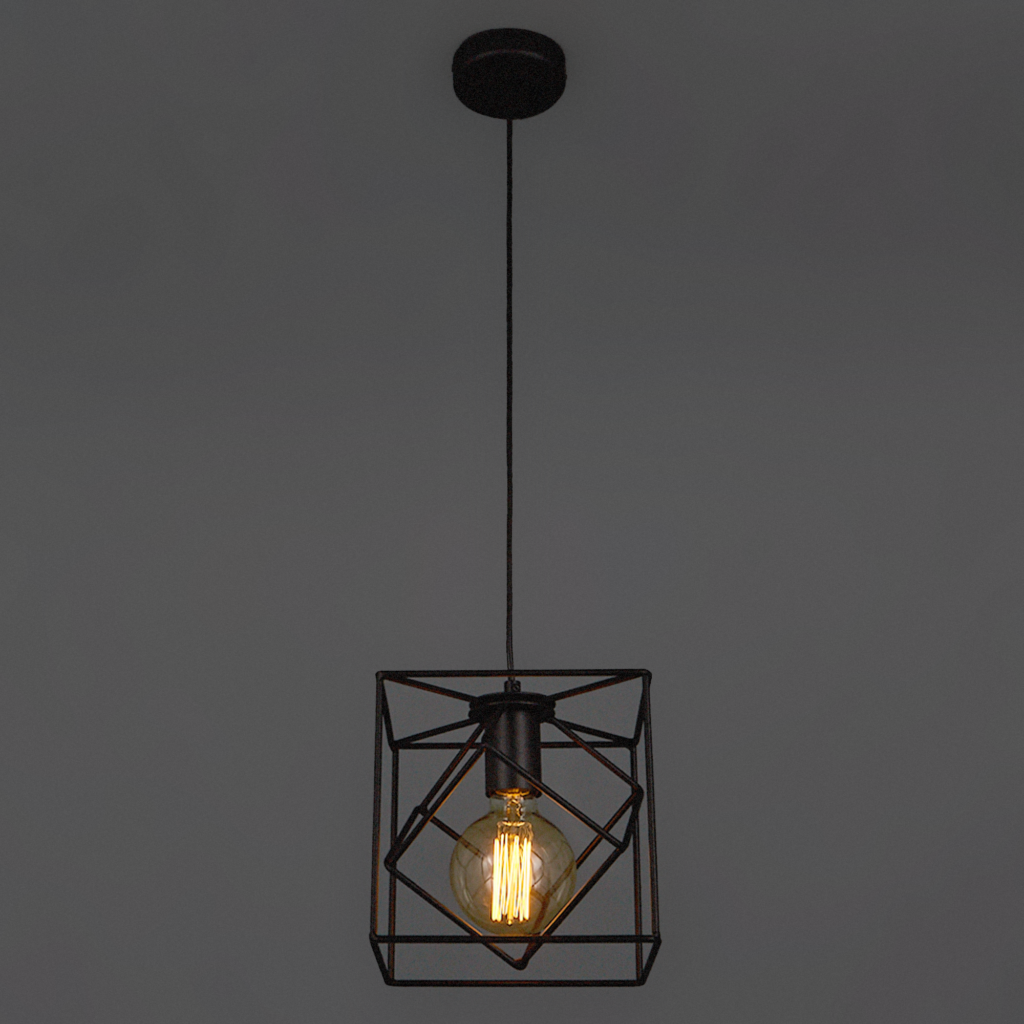 Vitaluce Спайк — подвесная люстра в стиле лофт с регулируемой высотой 89697125 STLM-0079808 - Вид №1