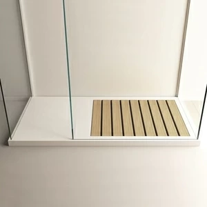 Moma Design Душевой поддон 800х1500/1800 Shower Wood Lab белый/дерево