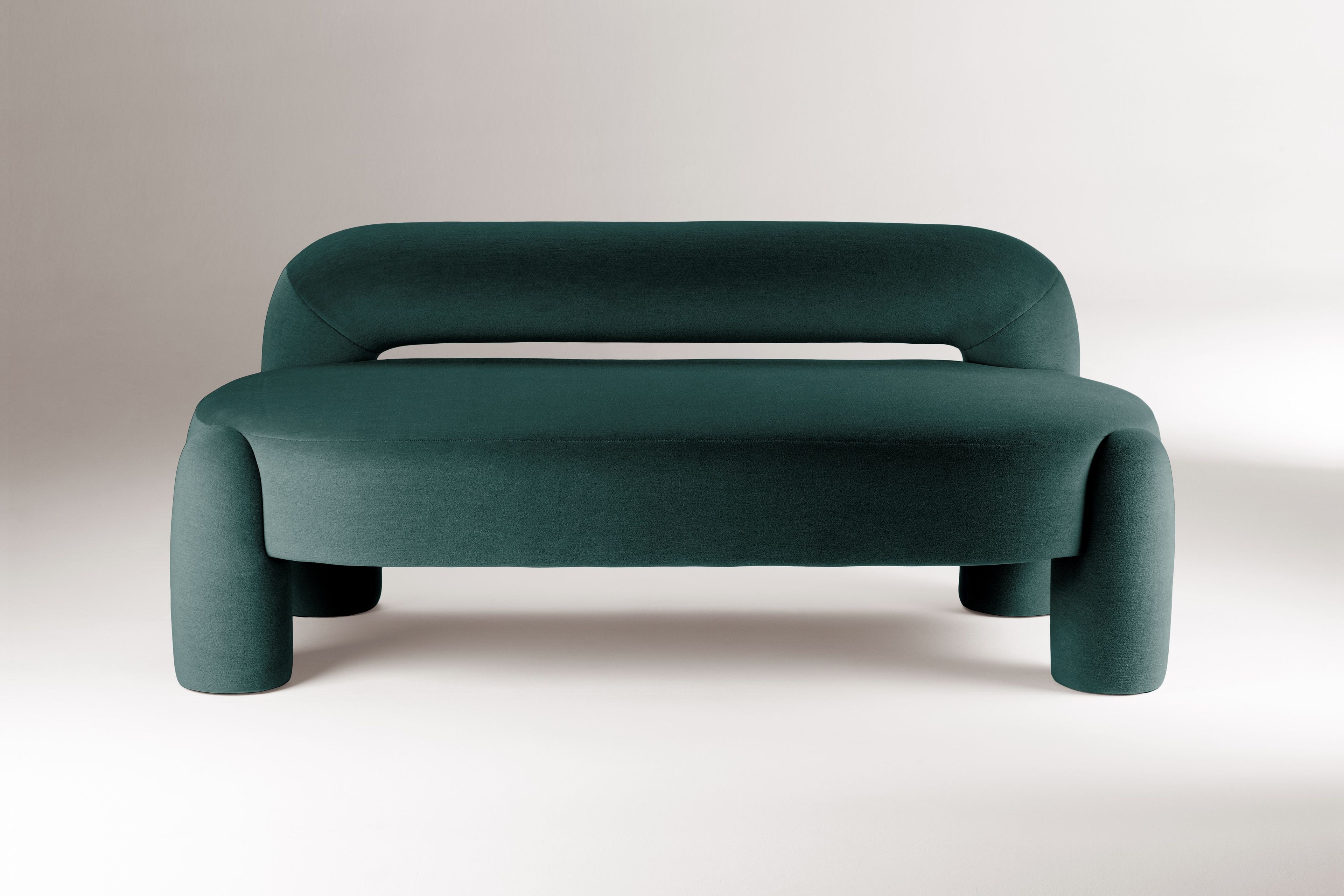 Бархатная мягкая скамья со спинкой DOOQ Marlon ARCH-00095924 - Вид №2