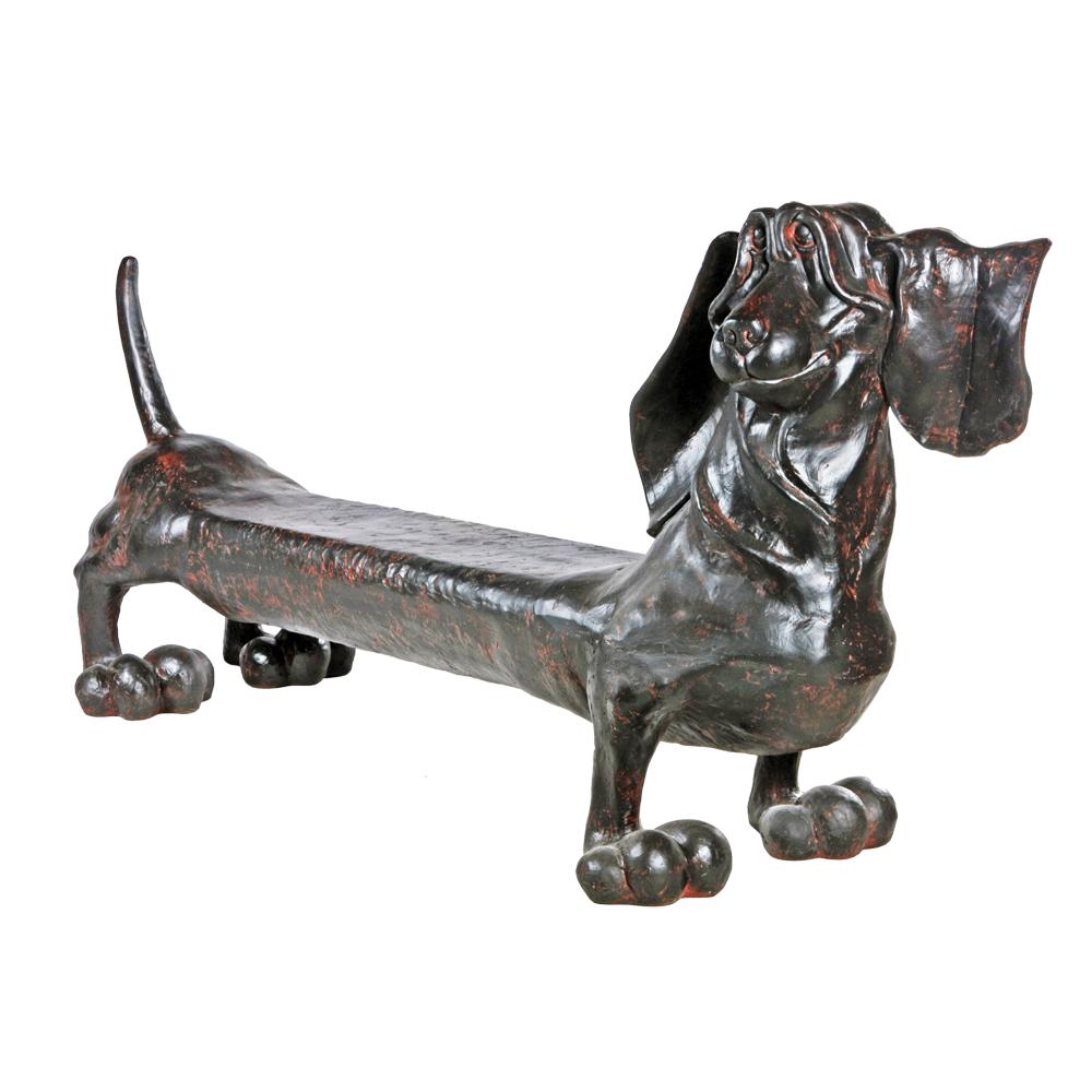 77005 Садовая скамейка Такса Клякса большая BOGACHO 4627138219577