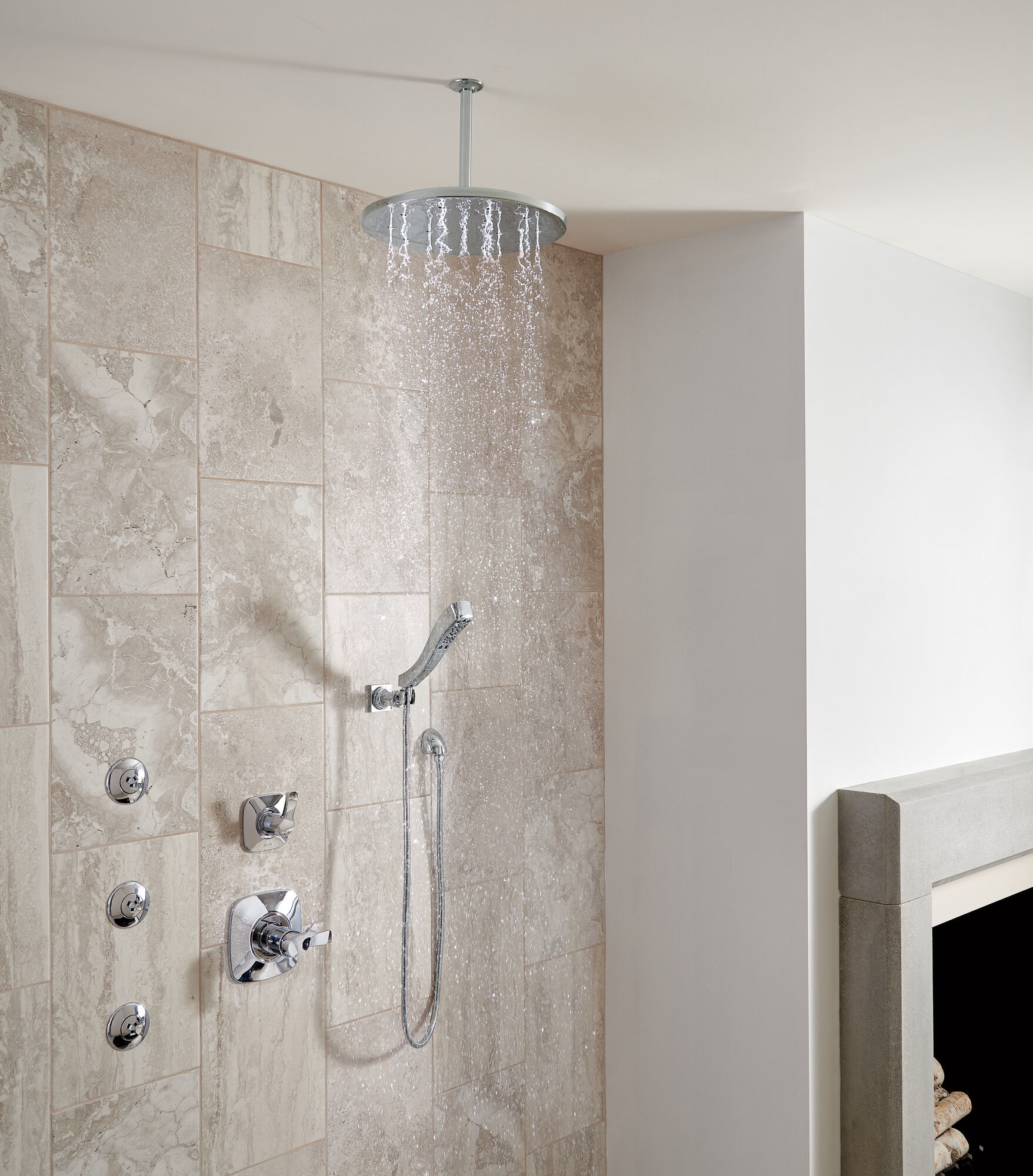 SH5002-PN Спрей для тела HydraChoice® - бодрящая насадка H2Okinetic® Delta Faucet HydraChoice Body Spray System Полированный никель  - Вид №3
