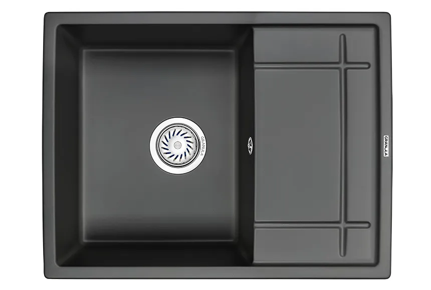 6501, ТУРМАЛИН, кухонная мойка, кварц GRANULA 6501-ST150 - Вид №1