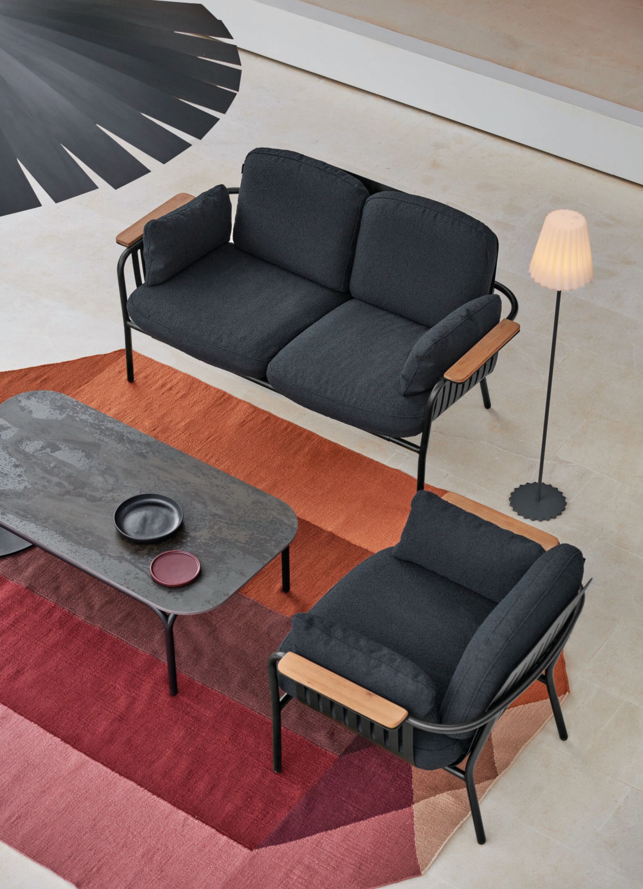 Фарфоровый прямоугольный садовый столик GANDIABLASCO ARCH-00109920 - Вид №4