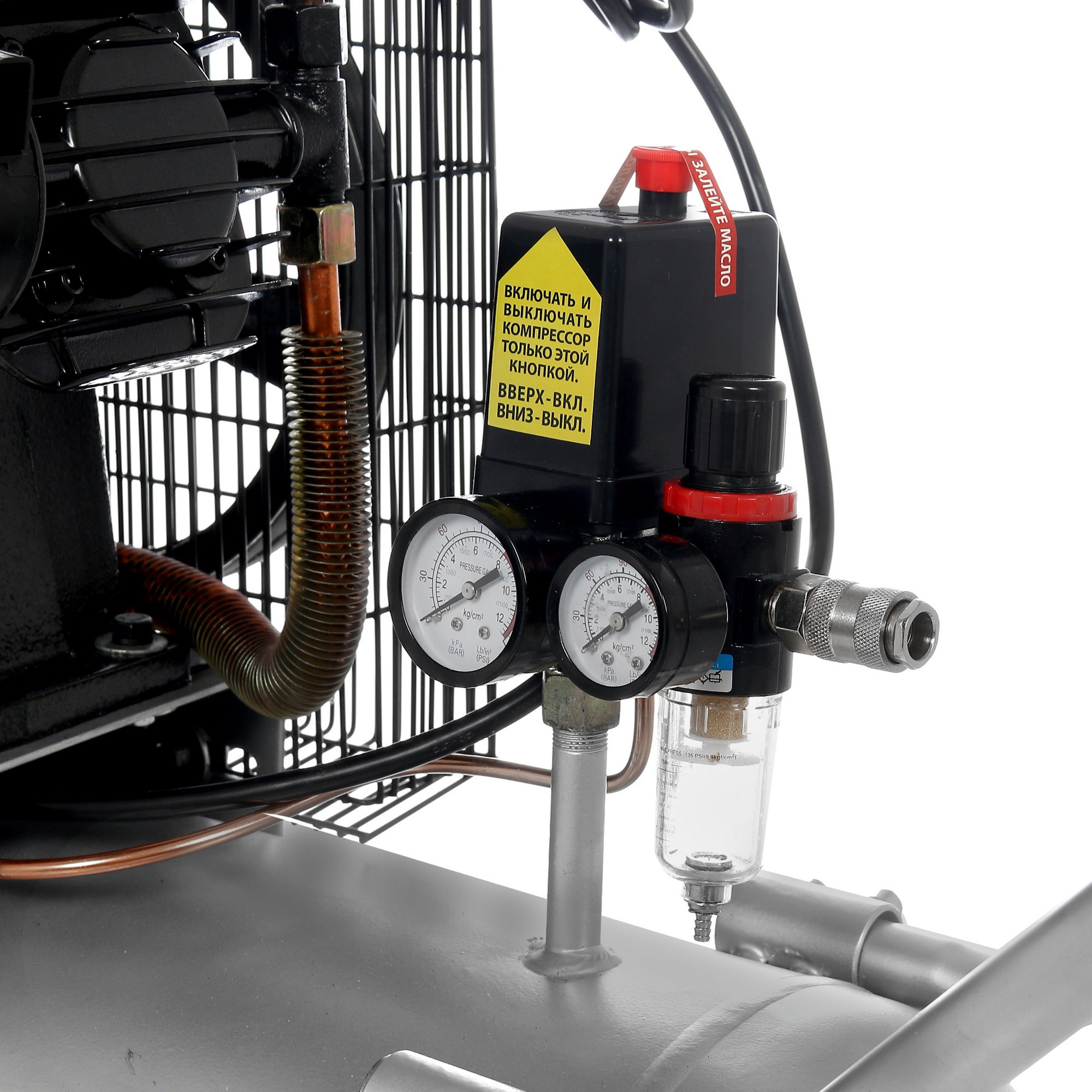 Компрессор поршневой масляный Quattro Elementi BW 500-60 770-292 1243196 STDN-0050225 - Вид №4