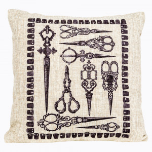 2718845 Интерьерная подушка «Старинная гравюра», версия 5 Object Desire