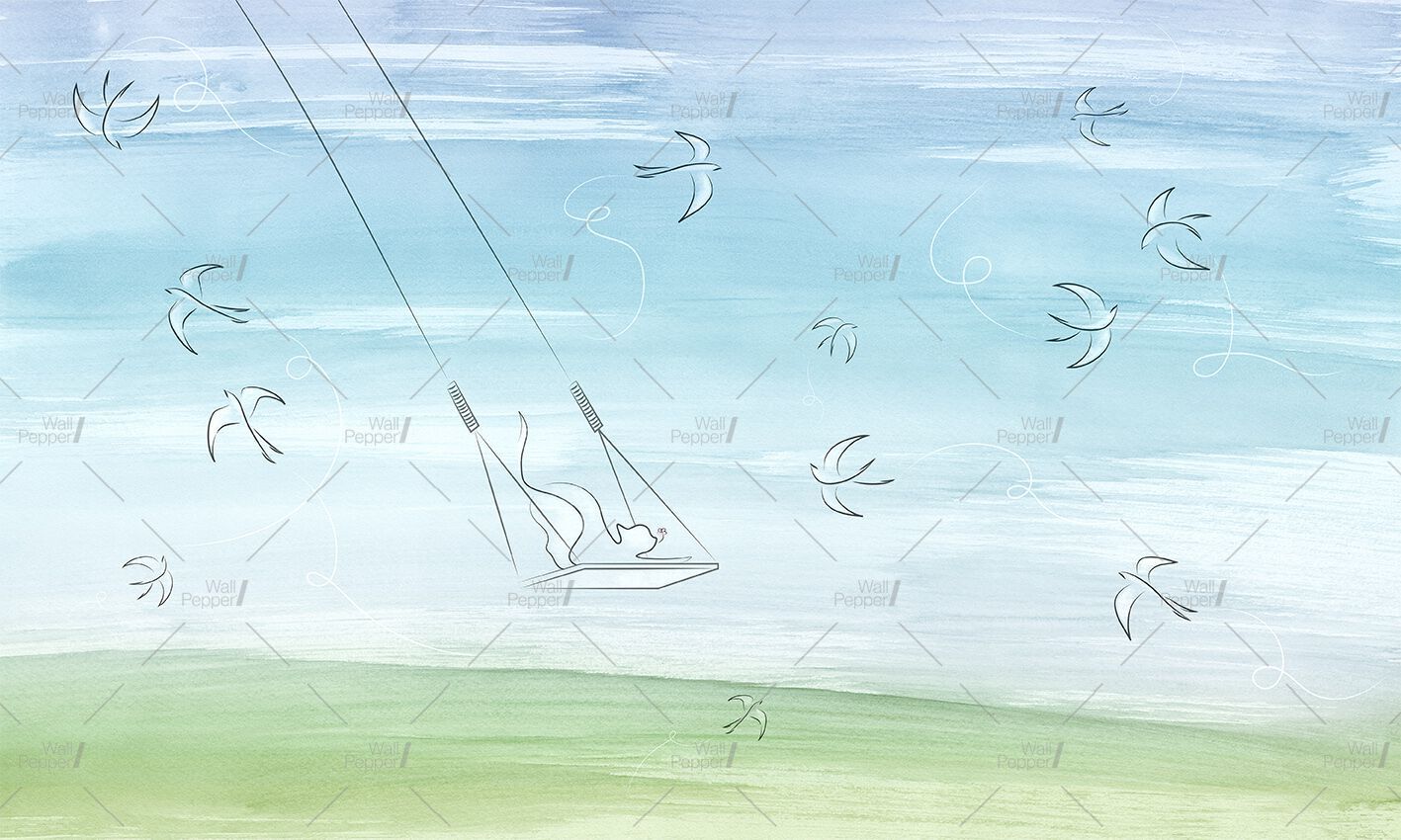 Carta da parati PVC free, eco-friendly, lavabile WallPepper BIRBA ARCH-00032225 - Вид №1