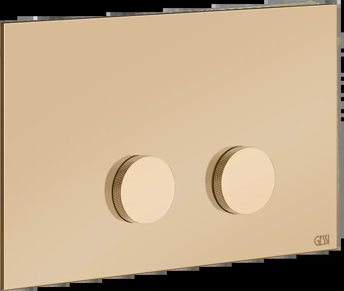 Запорная пластина 54631 735 Gessi Anello ТЕПЛАЯ БРОНЗА PVD