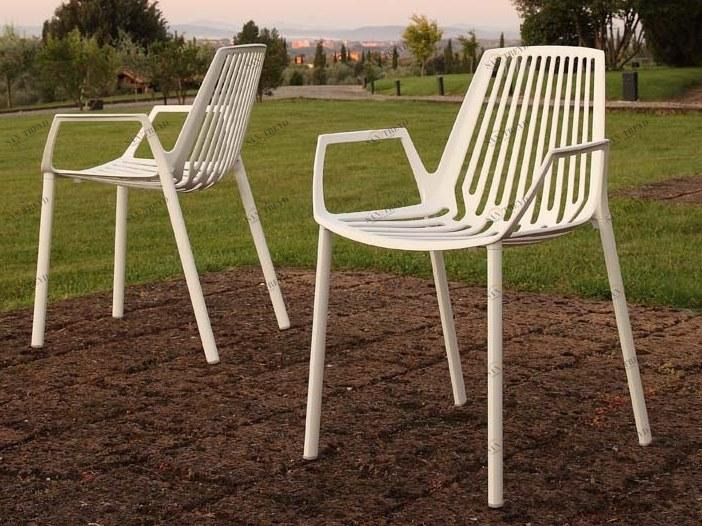 FAST Штабелируемый алюминиевый садовый стул с подлокотниками Omnia selection 850