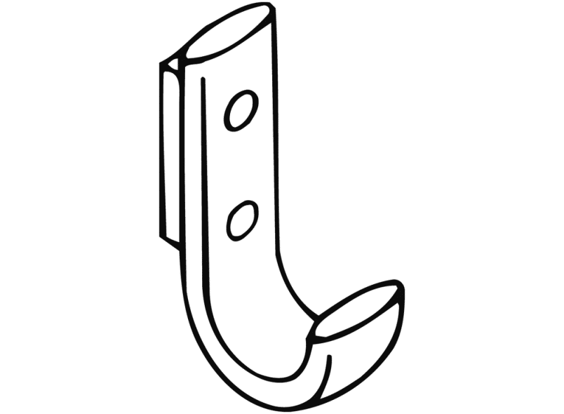 477.90B060 крючок для одежды HEWI Edition matt | Polyamid  - Вид №17