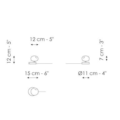 Настольная лампа из дутого стекла BONALDO Pepita ARCH-00056314 - Вид №2
