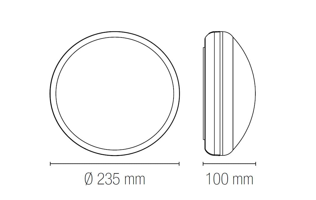 Поликарбонат светодиодный потолочный светильник Fan Europe Lighting INTEC ARCH-00135759 - Вид №2