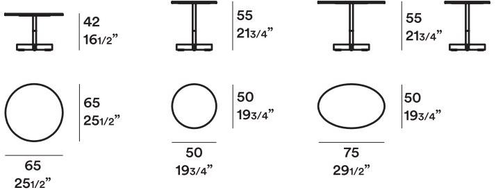 JESSE Низкий лакированный журнальный столик с основанием 4 звезды sun-id-1483828 - Вид №4