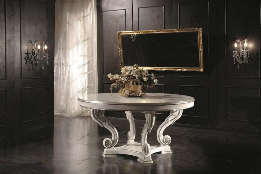 SCAPPINI & C Круглый обеденный стол из дерева 35th anniversary 620/ws