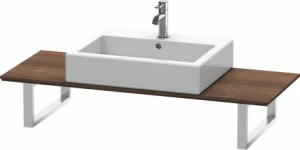XL013C05353 X-Large Консоль для накладных раковин и встраиваемых умывальников Каштан темный, декор