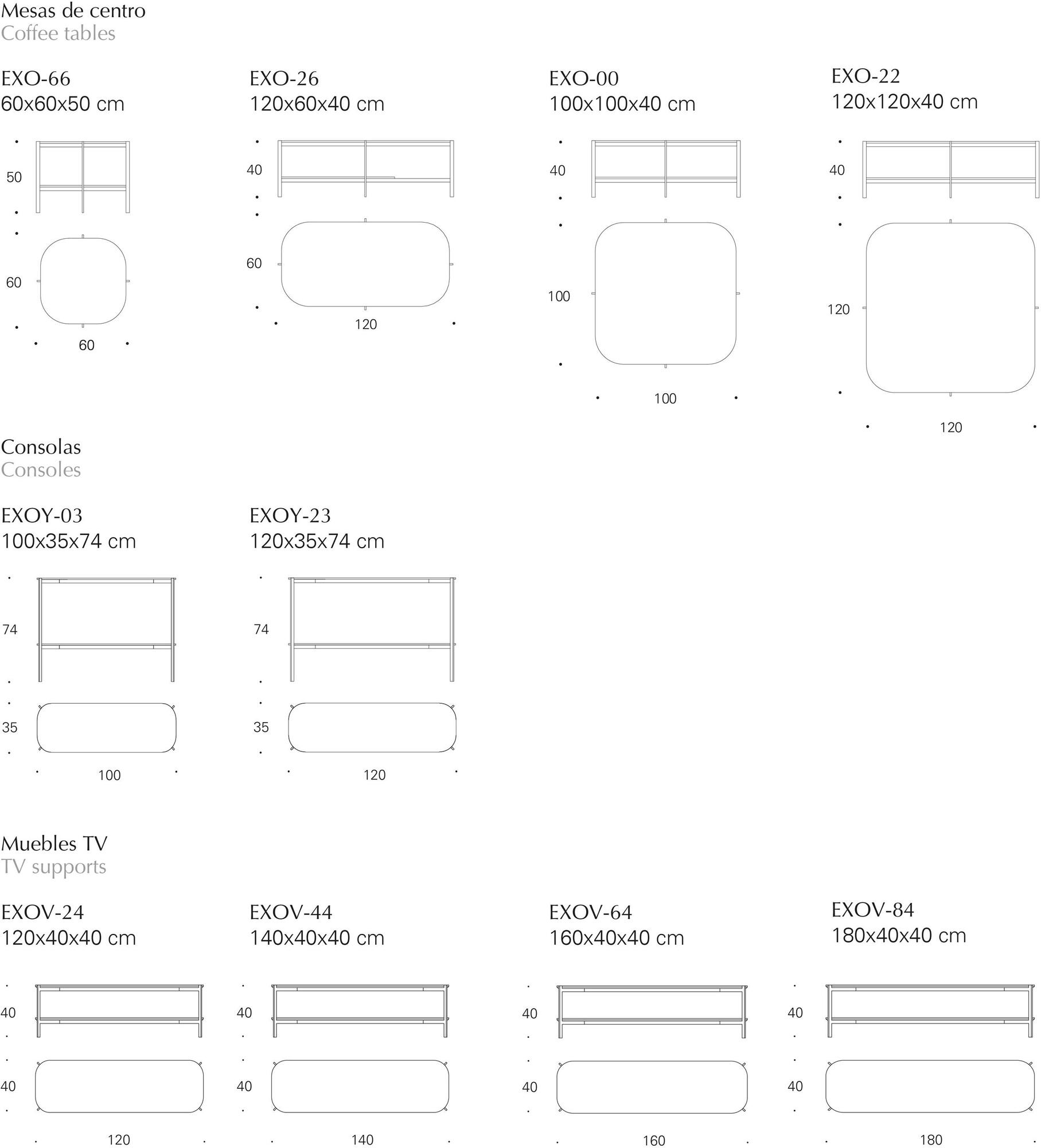 Kendo Mobiliario Прямоугольная деревянная консоль с полками Exo sun-id-1382923 - Вид №4