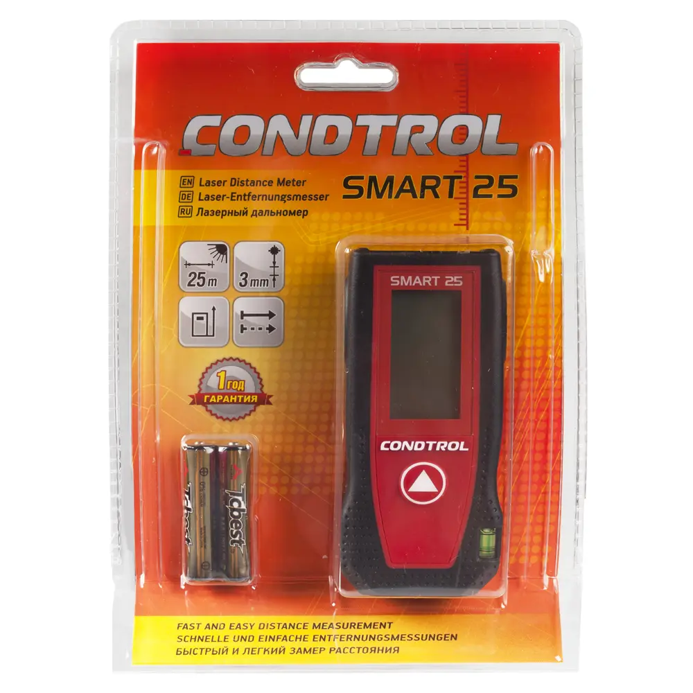 Дальномер лазерный Condtrol Smart 25 с дальностью до 25 м 17958485 STLM-2006319  - Вид №1