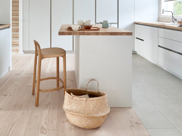 Деревянный барный стул с подставкой для ног Woodnotes Siro ARCH-00018279 - Вид №1