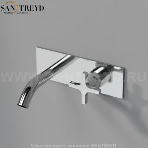 Встроенный смеситель AMEM331S MEMORY для раковины хромированный