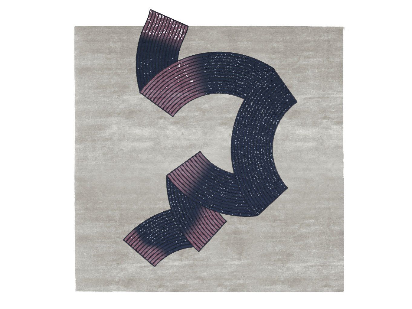 Квадратный ковер из бамбуковой шерсти и шелка Giorgetti AURORA ARCH-00013683