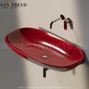 ND5082.3011 Подвесная раковина настенная прямоугольная Ceramica Flaminia Nuda