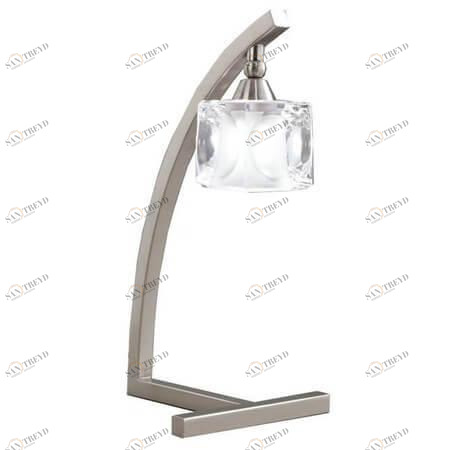 Лампа настольная цвета хром Mantra Cuadrax 964 MANTRA CUADRAX 00-3906661 Хром 