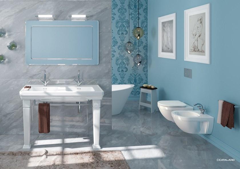 1vscrn00 Подвесной унитаз настенный Белый CERAMICA CATALANO Canova royal Италия - Вид №3