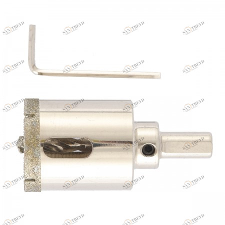 Коронка алмазное по керамограниту 38х67мм трехгранный хвостовик Matrix Матрикс 12826