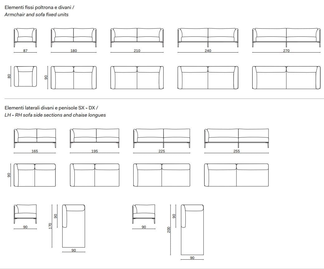 Модульный диван Novamobili Kubì ARCH-00137142 - Вид №9