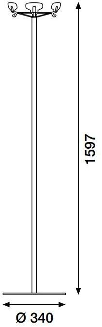 Manade Вешалка из крашеного металла Yin sun-id-1483639 - Вид №3
