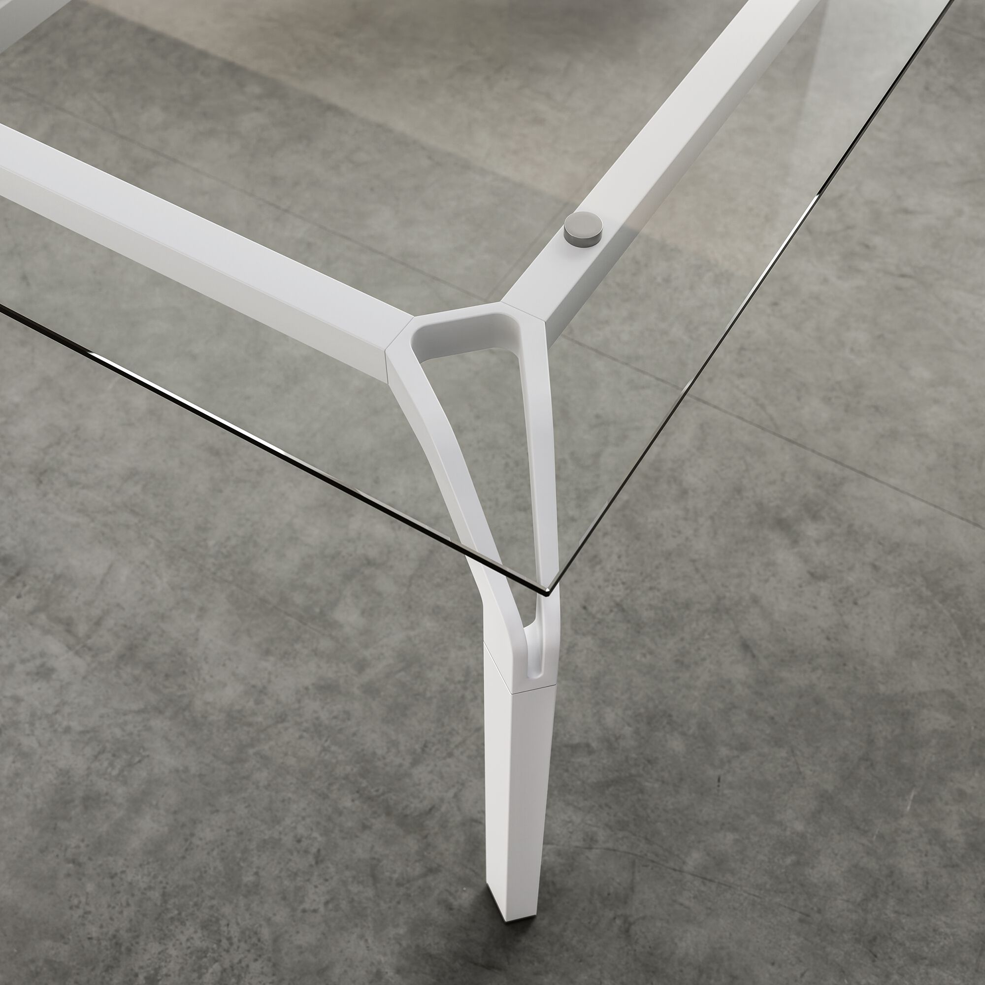 Стеклянный стол / Стол для совещаний About Office йога ARCH-00080884 - Вид №9