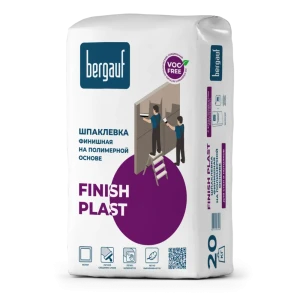 Шпаклёвка полимерная финишная Bergauf Finish Plast 20 кг