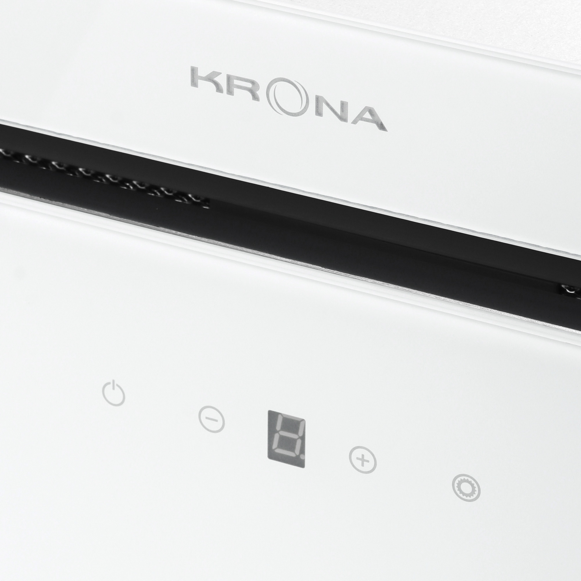 8195574 Вытяжка полновстраиваемая KRONA SELINA 600 GLASS S белый/белый STDN-0117371 - Вид №5