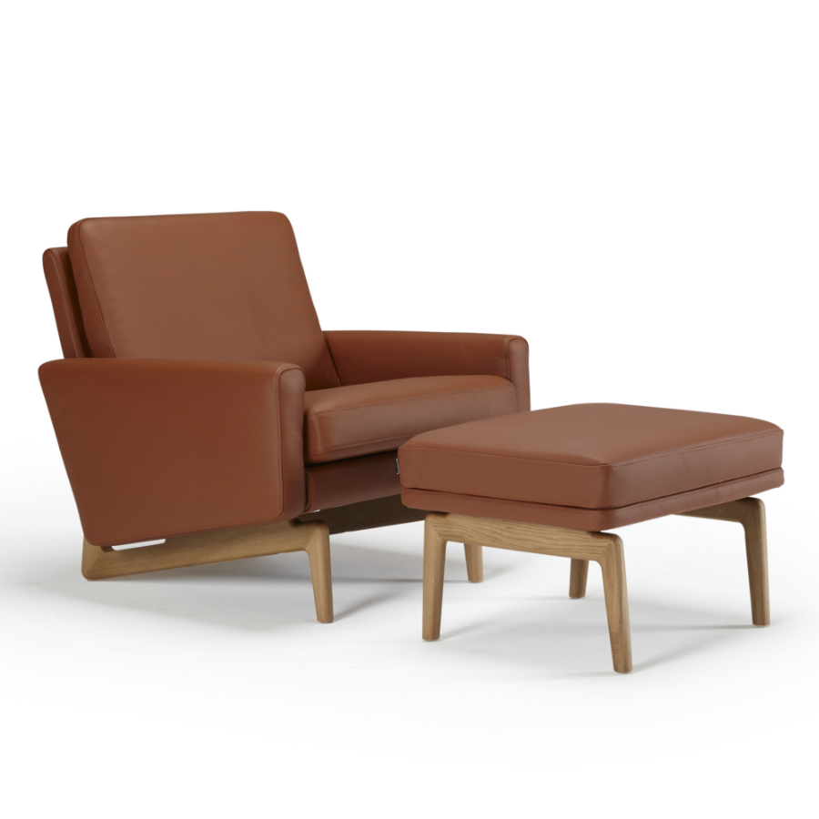 Кресло Egsmark, лакированный дуб, коричневое Kragelund 20001202801 - Вид №6