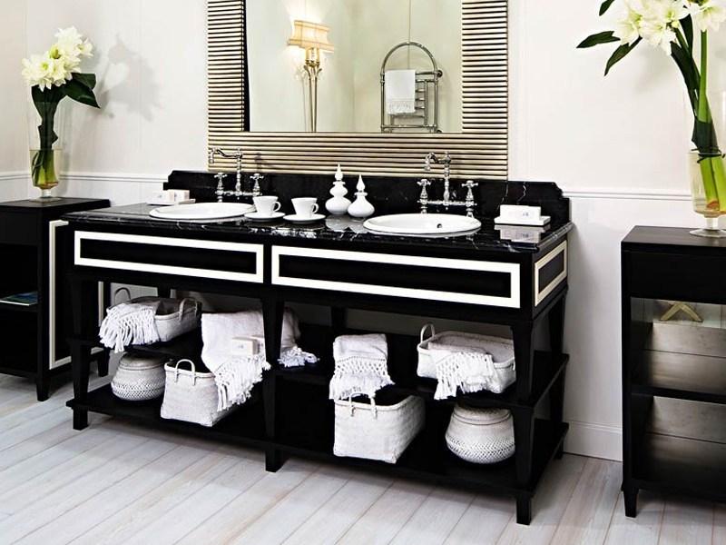 Gentry Home Двойная деревянная тумба под умывальник Nottingham sun-id-1356847 - Вид №4