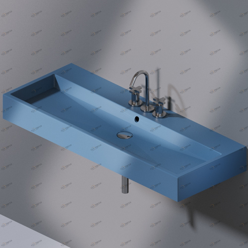 L279T1R3V4.141 Подвесная раковина настенная прямоугольная A. e T. Italia Tank AeT ITALIA