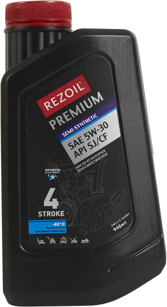 Моторное масло Rezer Premium 4-Т 5W-30 для четырёхтактных двигателей 82406927