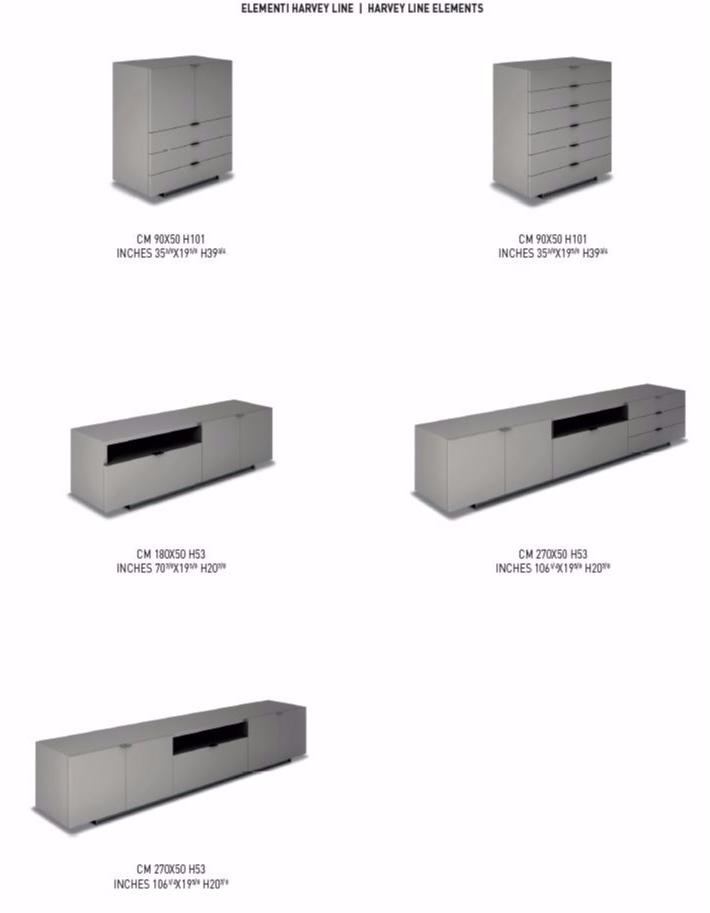 Minotti Лакированный буфет с распашными дверцами с ящиками Harvey line sun-id-1401205 - Вид №5