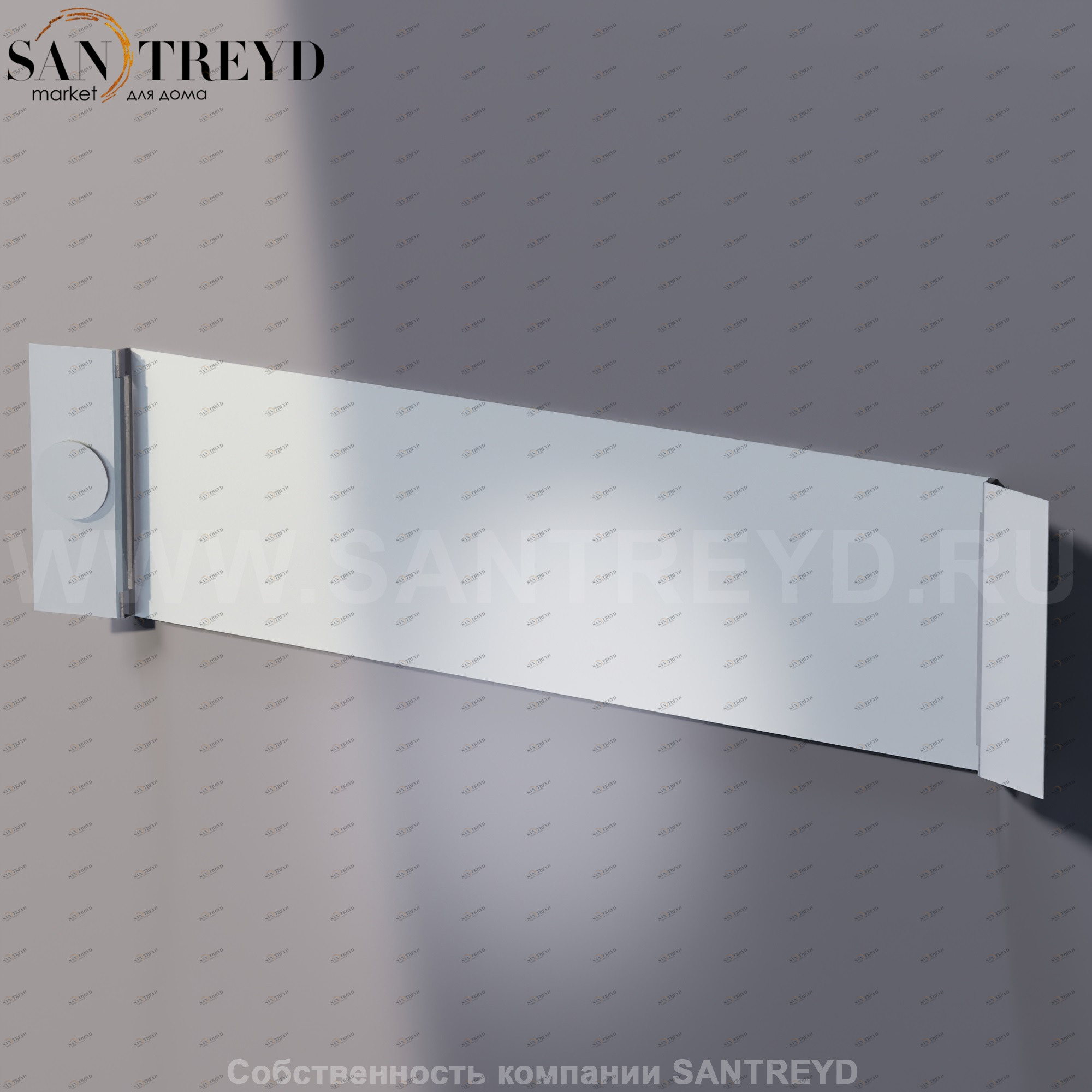 Agape NARCISO Прямоугольное модульное зеркало: длина 225 см, высота 60 см ANAR220202HS