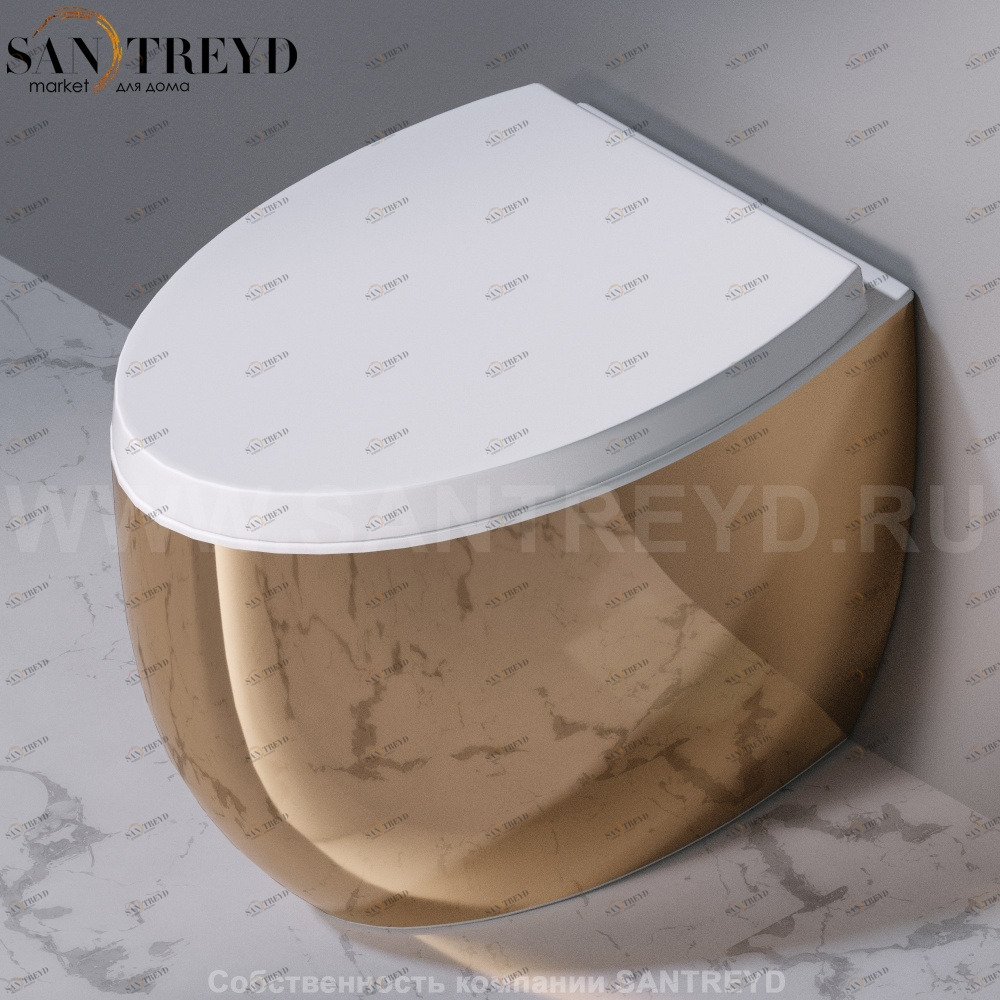 S541T0R0V6.255 Приставной унитаз напольный Белый A. e T. Italia OVAL Италия AeT ITALIA