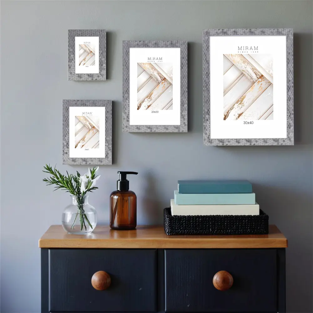 Рамка для фото Мирам 30x40 см серебристая современная 89422783 STLM-1564009 - Вид №2