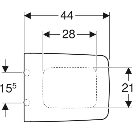 500.833.01.1 Сиденье для унитаза Geberit Xeno² Geberit  - Вид №2