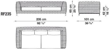 B&B Italia Outdoor Диван с шезлонгом Ray outdoor sun-id-1380308 - Вид №6