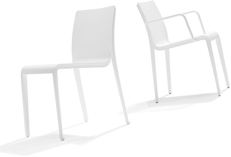 TRIBÙ Садовый стул из алюминия с подлокотниками Mirthe 07418 - Вид №1