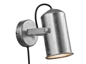 Регулируемая металлическая настенная лампа