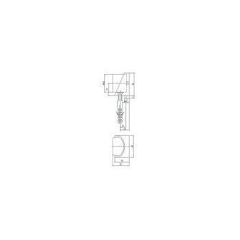 Стопор дверной Trioving SK2028 LK01-04